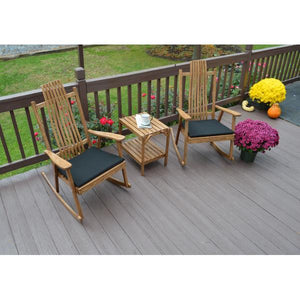 A & L Furniture Bent Oak Rocker Chair Rocker Chair Natural