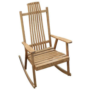 A & L Furniture Bent Oak Rocker Chair Rocker Chair Walnut