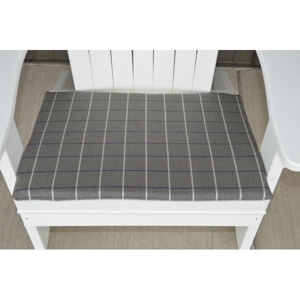 A &amp; L Furniture Chair Seat Cushion Cushions &amp; Pillows Cottage Gray