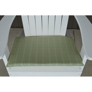 A & L Furniture Chair Seat Cushion Cushions & Pillows Cottage Green