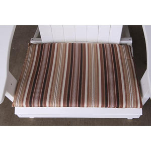 A & L Furniture Chair Seat Cushion Cushions & Pillows Maroon Stripe