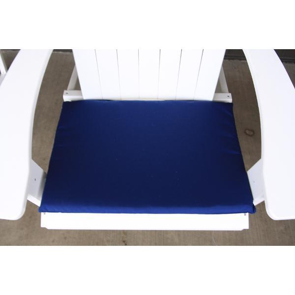 A &amp; L Furniture Chair Seat Cushion Cushions &amp; Pillows Navy Blue