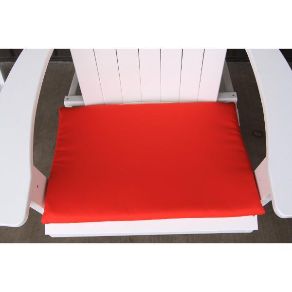 A &amp; L Furniture Chair Seat Cushion Cushions &amp; Pillows Red