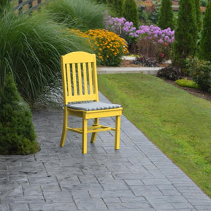A & L Furniture Classic Dining Chair Outdoor Chairs Aruba Blue