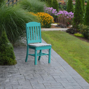 A & L Furniture Classic Dining Chair Outdoor Chairs Aruba Blue