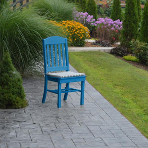 A & L Furniture Classic Dining Chair Outdoor Chairs Aruba Blue