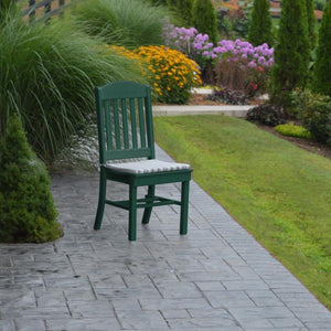 A & L Furniture Classic Dining Chair Outdoor Chairs Aruba Blue