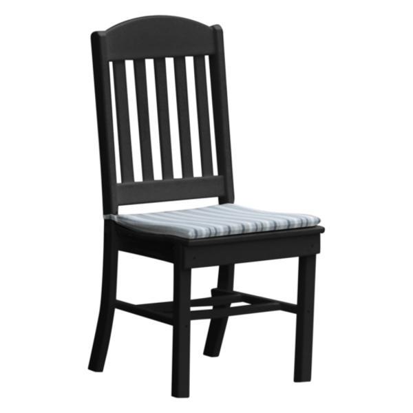A &amp; L Furniture Classic Dining Chair Outdoor Chairs Black