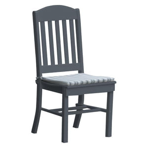 A & L Furniture Classic Dining Chair Outdoor Chairs Dark Gray