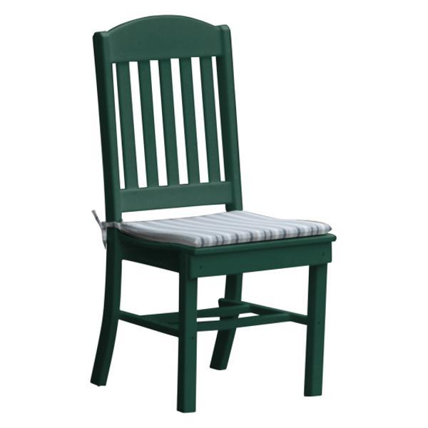 A &amp; L Furniture Classic Dining Chair Outdoor Chairs Turf Green