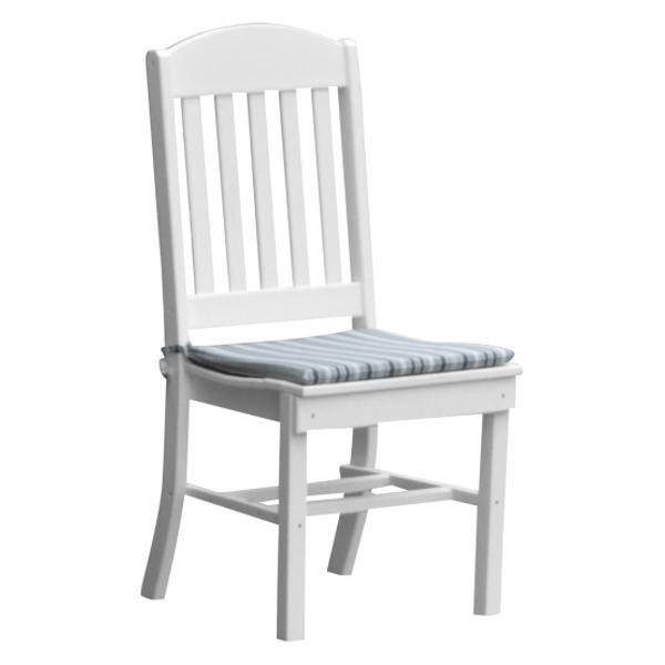 A &amp; L Furniture Classic Dining Chair Outdoor Chairs White