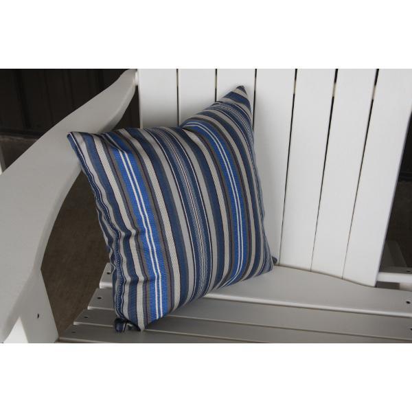A &amp; L Furniture Cozy Pillow Pillows 15&quot; pillow / Blue Stripe