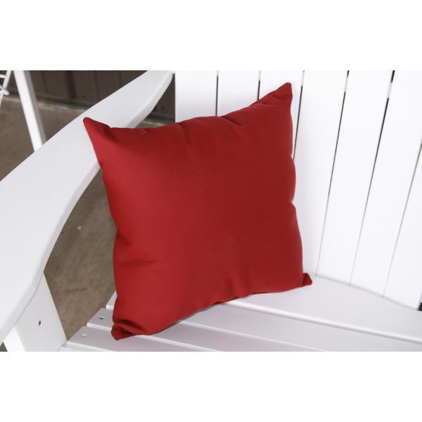 A &amp; L Furniture Cozy Pillow Pillows 15&quot; pillow / Burgundy