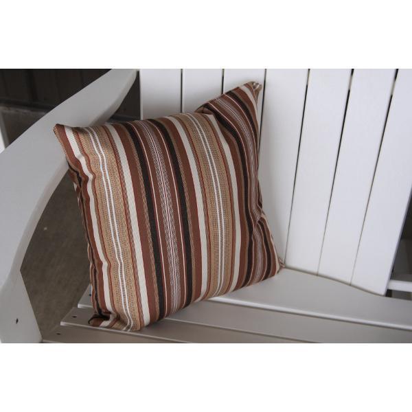 A &amp; L Furniture Cozy Pillow Pillows 15&quot; pillow / Maroon Stripe
