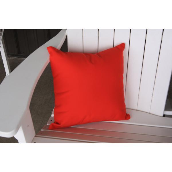A &amp; L Furniture Cozy Pillow Pillows 15&quot; pillow / Red