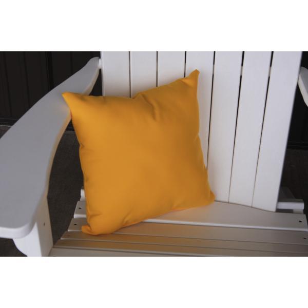 A &amp; L Furniture Cozy Pillow Pillows 15&quot; pillow / Yellow