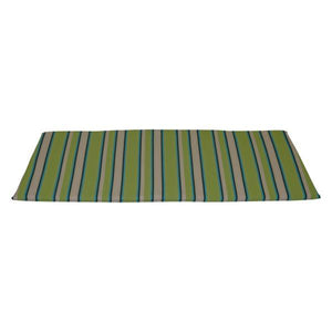 A & L Furniture Double Rocker Seat Cushion Cushions & Pillows Lime Stripe