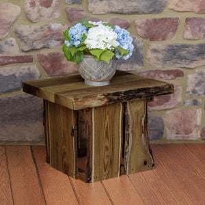 A & L Furniture Evening Grove Side Table Side Table Unfinished