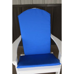 A & L Furniture Full Adirondack Chair Cushion Cushions & Pillows Light Blue