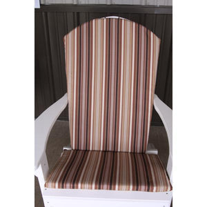 A & L Furniture Full Adirondack Chair Cushion Cushions & Pillows Natural