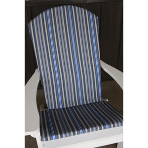 A & L Furniture Full Adirondack Chair Cushion Cushions & Pillows Natural