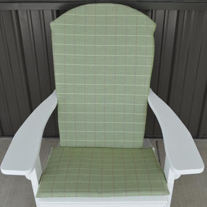 A & L Furniture Full Adirondack Chair Cushion Cushions & Pillows Natural