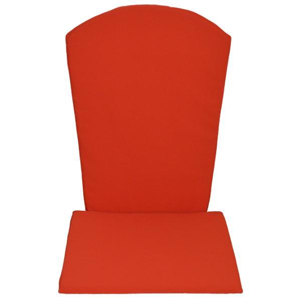 A &amp; L Furniture Full Adirondack Chair Cushion Cushions &amp; Pillows Red
