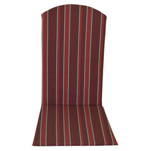 A & L Furniture Full Rocker Cushion Red Stripe