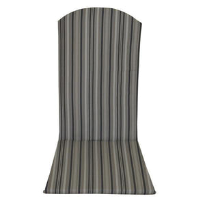 A & L Furniture Full Rocker Cushion Gray Stripe