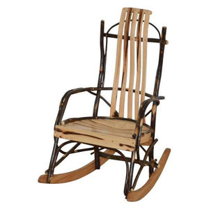 A & L Furniture Hickory Child's Rocker Rocker Chair Rustic Hickory