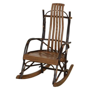 A & L Furniture Hickory Child's Rocker Rocker Chair Walnut