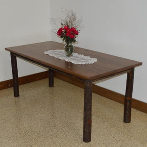 A & L Furniture Hickory Farm Table Table 4ft / Natural