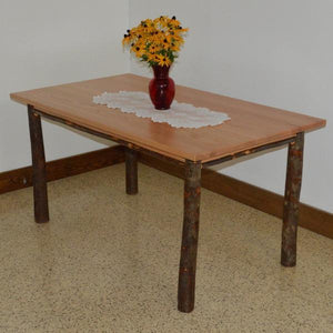 A & L Furniture Hickory Farm Table Table 4ft / Natural