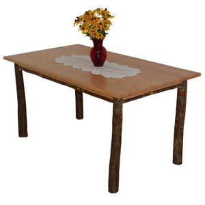 A & L Furniture Hickory Farm Table Table 5ft / Natural