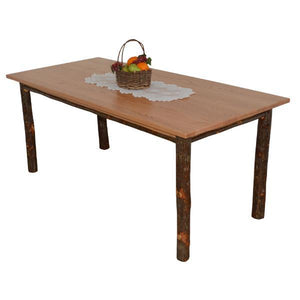 A & L Furniture Hickory Farm Table Table 6ft / Natural