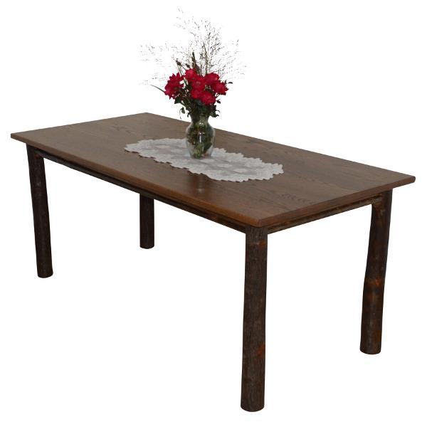 A &amp; L Furniture Hickory Farm Table Table 6ft / Walnut