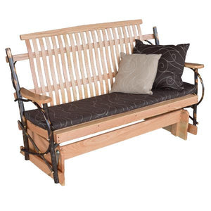 A & L Furniture Hickory Porch Glider Glider 4ft / Natural