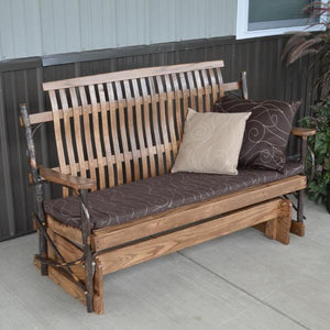 A & L Furniture Hickory Porch Glider Glider 4ft / Rustic Hickory