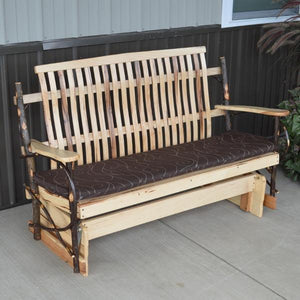 A & L Furniture Hickory Porch Glider Glider 4ft / Rustic Hickory