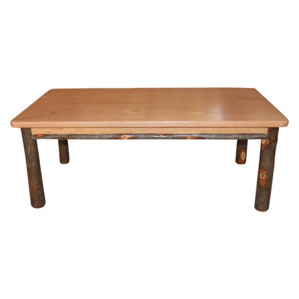 A &amp; L Furniture Hickory Solid Wood Coffee Table Table Natural