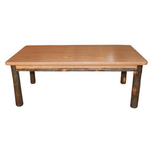 A & L Furniture Hickory Solid Wood Coffee Table Table Natural