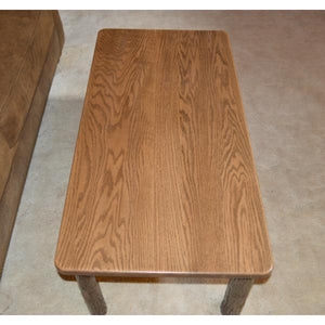 A & L Furniture Hickory Solid Wood Coffee Table Table Rustic Hickory