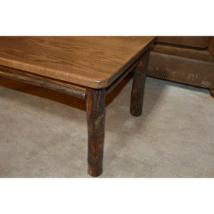 A & L Furniture Hickory Solid Wood Coffee Table Table Rustic Hickory
