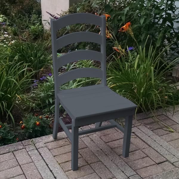 A &amp; L Furniture Ladderback Dining Chair Outdoor Chairs Aruba Blue