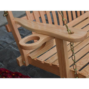 A & L Furniture Oak Cupholder Cup Holders Natural