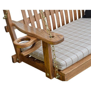 A & L Furniture Oak Cupholder Cup Holders Walnut