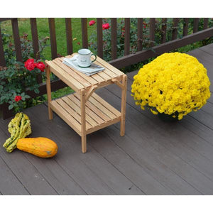 A & L Furniture Oak End Table End Table Natural