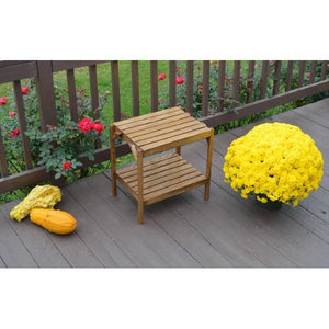 A & L Furniture Oak End Table End Table Natural