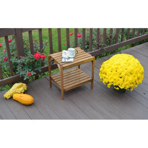 A & L Furniture Oak End Table End Table Natural