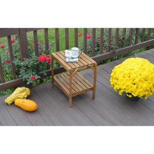 A & L Furniture Oak End Table End Table Natural